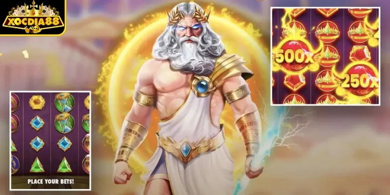 Giao diện Gates of Olympus - Pragmatic Play sắc nét 