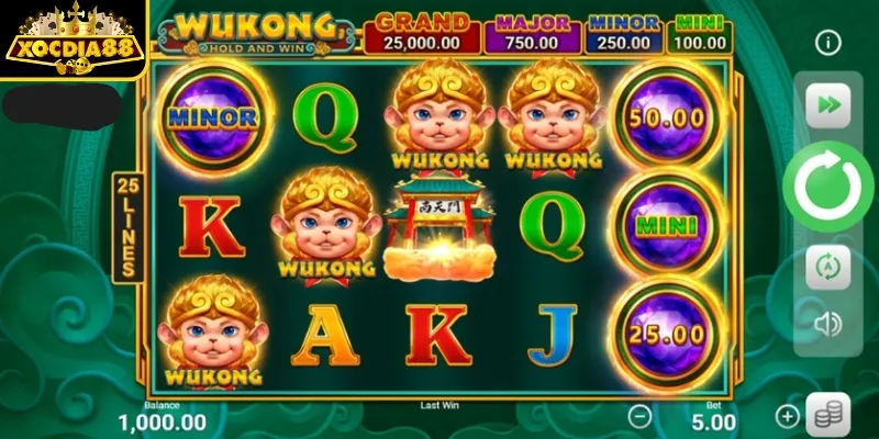 Những điểm nổi bật của Wukong Slot Booongo